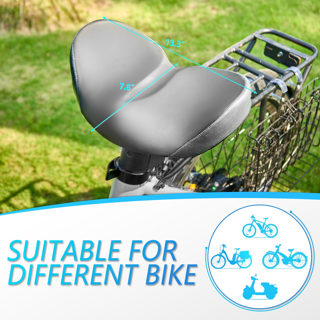 YN 3, Noseless XL Plus Bike Seat for Men Women Comfort-4
