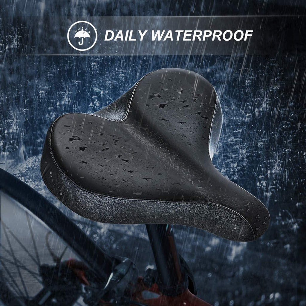YS 5, YLG Wide Comfort Bike Saddle with Taillight-4